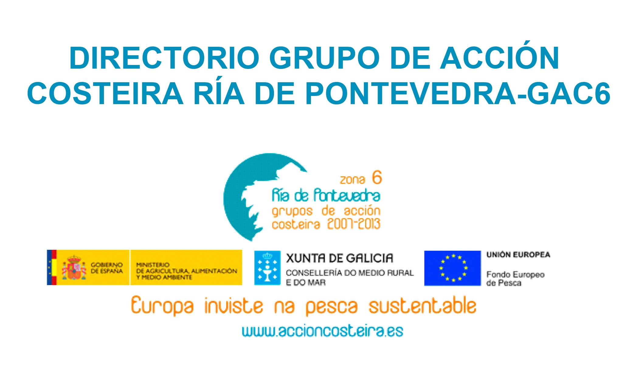 Directorio Grupo de Acción Costeira Ría de Pontevedra - GAC6
